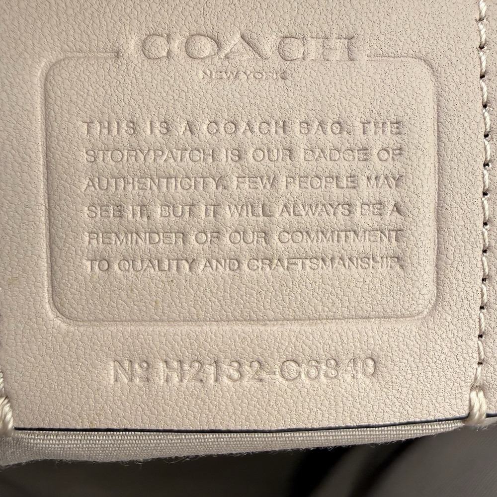 Coach Pink and Brown Leather Satchel - Picture 12 of 16